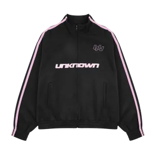 Unknown Pink Stripe Track Top