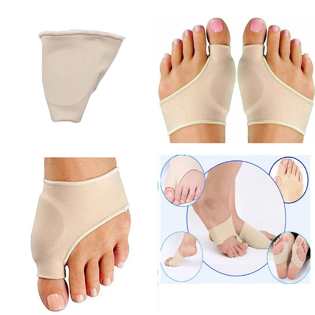 US 2-4Pairs Gel Bunion Corrector Toe Straightener Splint Protector Valgus Hallux