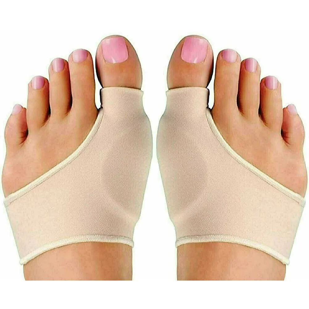 US 2-4Pairs Gel Bunion Corrector Toe Straightener Splint Protector Valgus Hallux