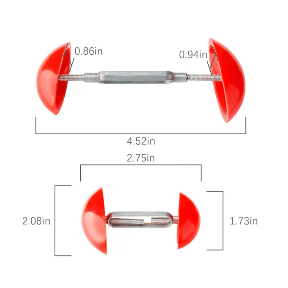 US 4-8 Pc Boot Size Shaper Expander Widener High Heels Shoe Stretcher Adjustable