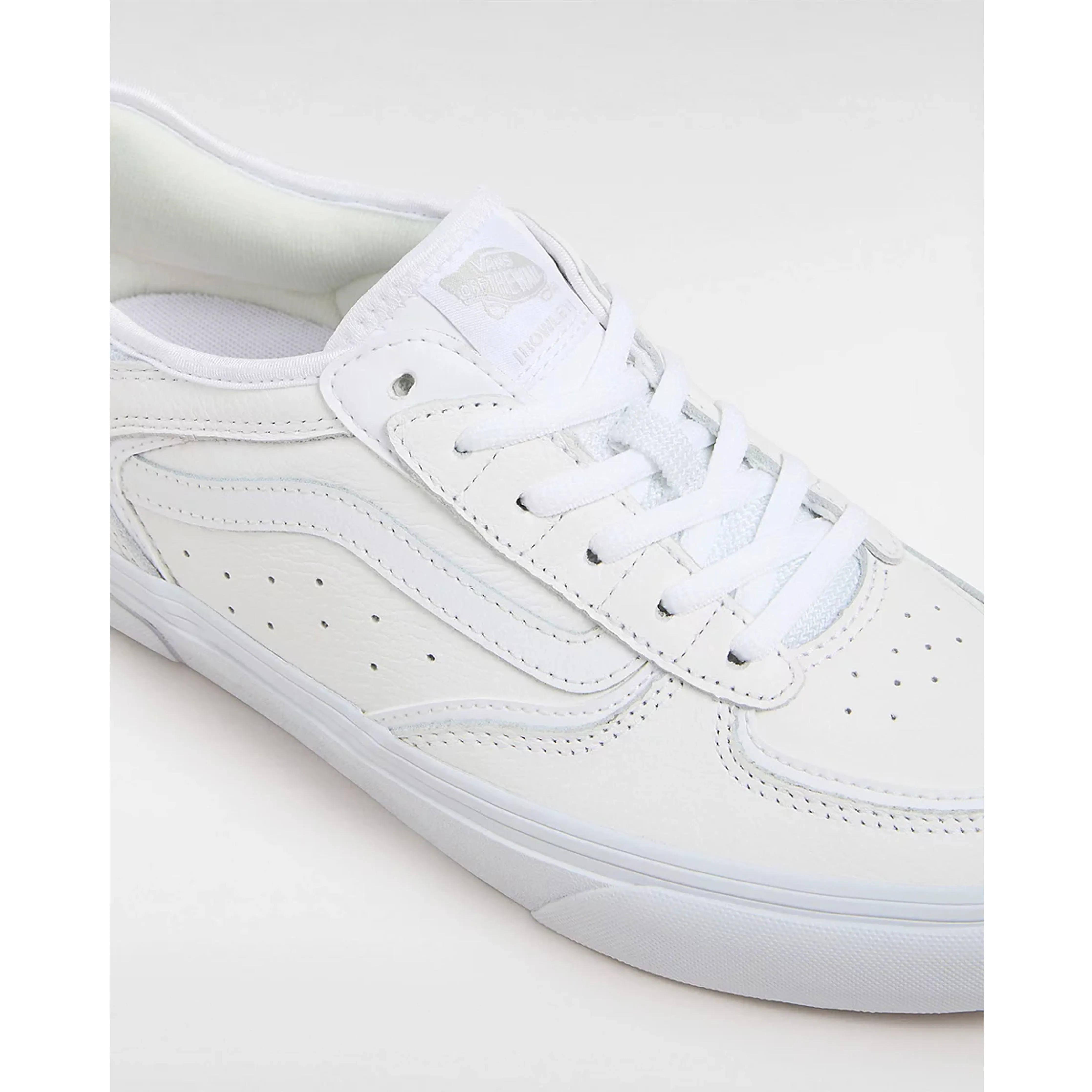 Vans Skate Rowley Leather Skate Shoes - White