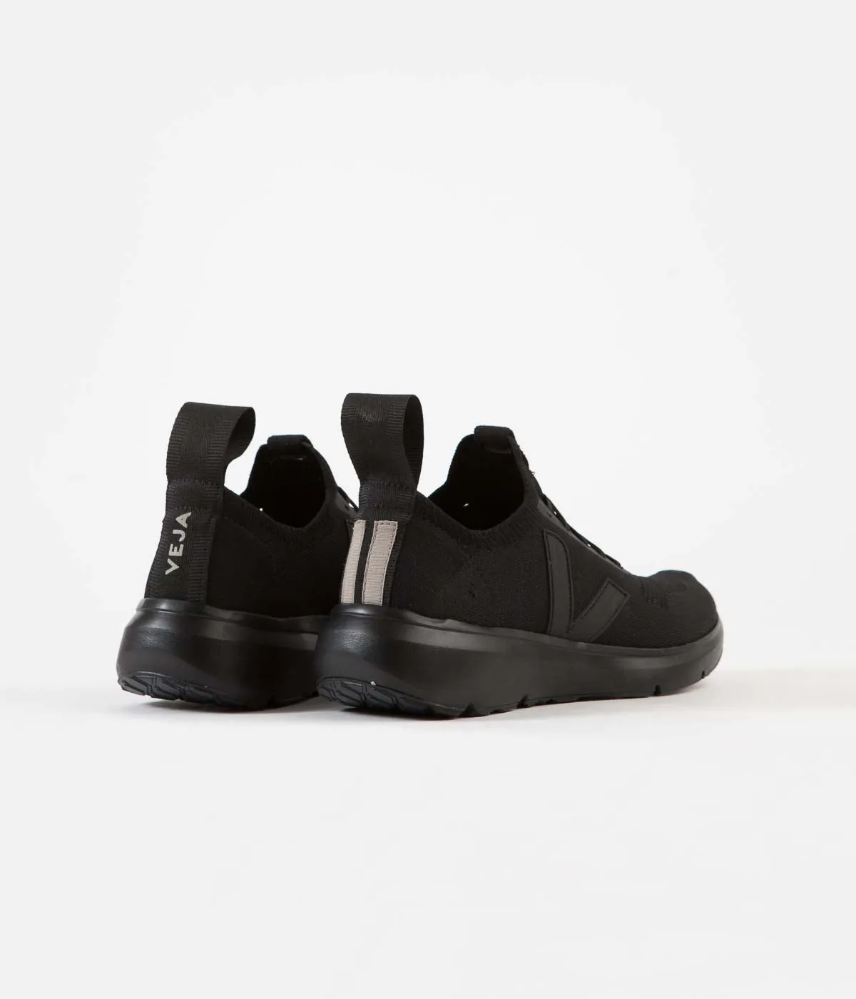 Veja x Rick Owens Womens Runner Shoes - Full Black