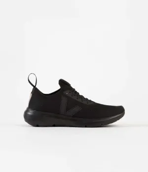 Veja x Rick Owens Womens Runner Shoes - Full Black