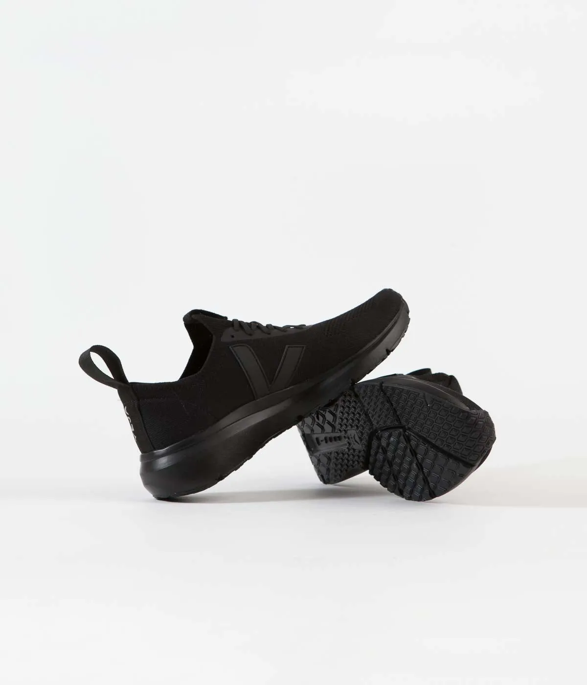 Veja x Rick Owens Womens Runner Shoes - Full Black