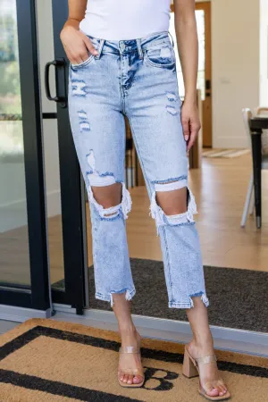 Vervet Cropped Straight Leg Jeans