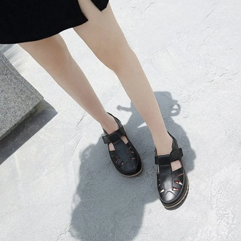 Women Light Soft Hollow Platfoam Sandals