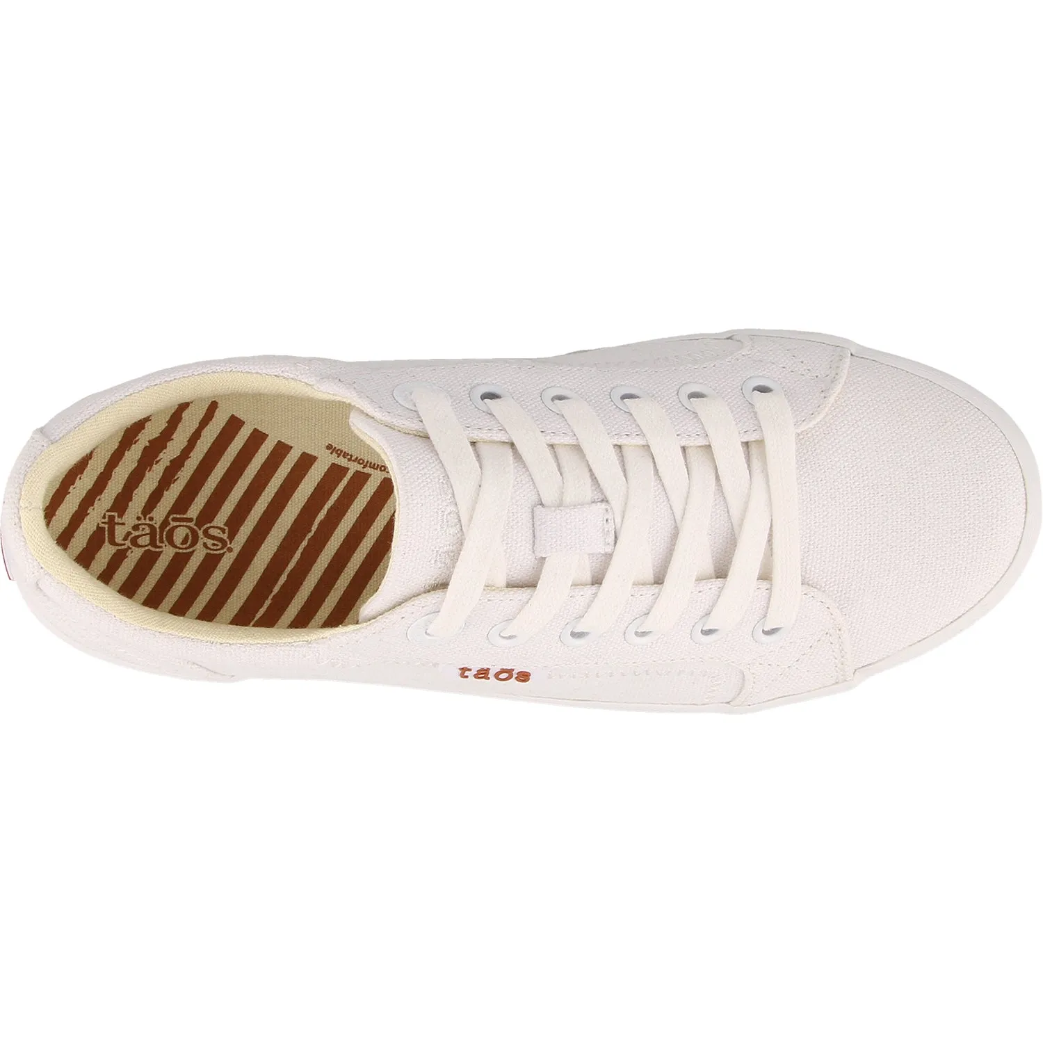 Women's Taos Star White Canvas